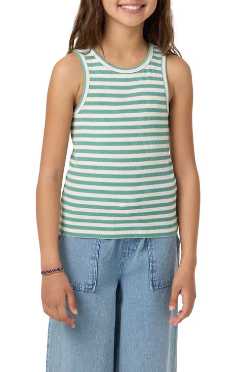 Kids' Lonnie Rib Stripe Tank (Big Kid)