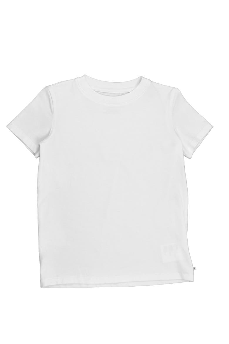 Short Sleeve Basic Tee, Main, color, White