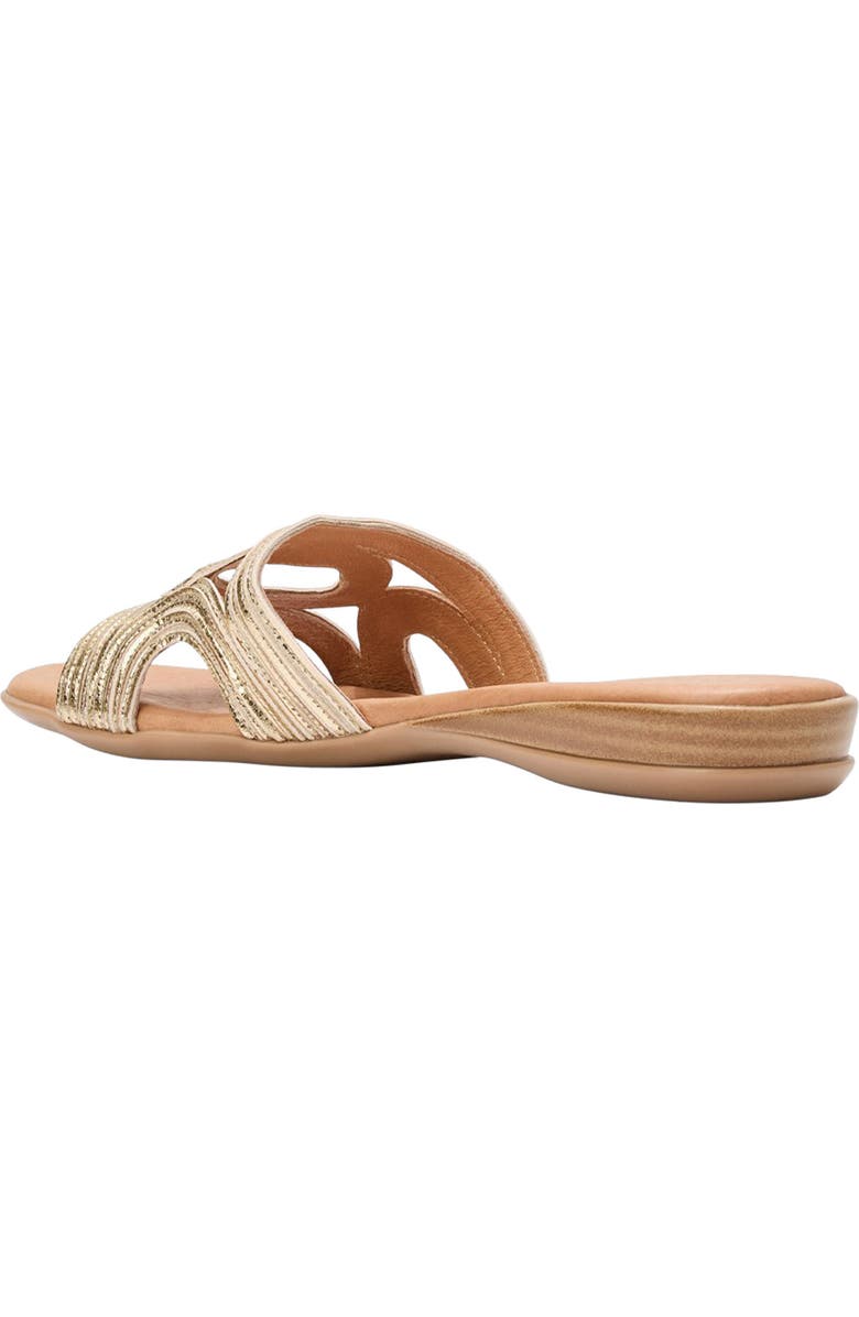 André Assous Nira Slide Sandal, Alternate, color, Platino