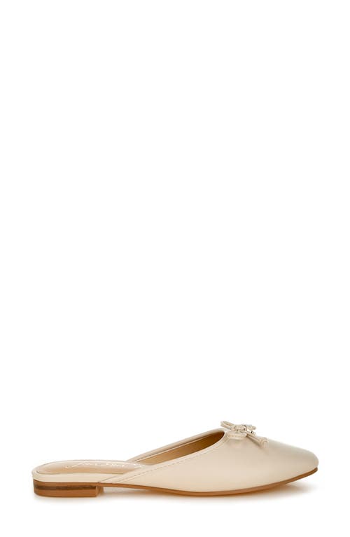 London Rag Eras Bow Slip-on Flat Mules In Animal Print