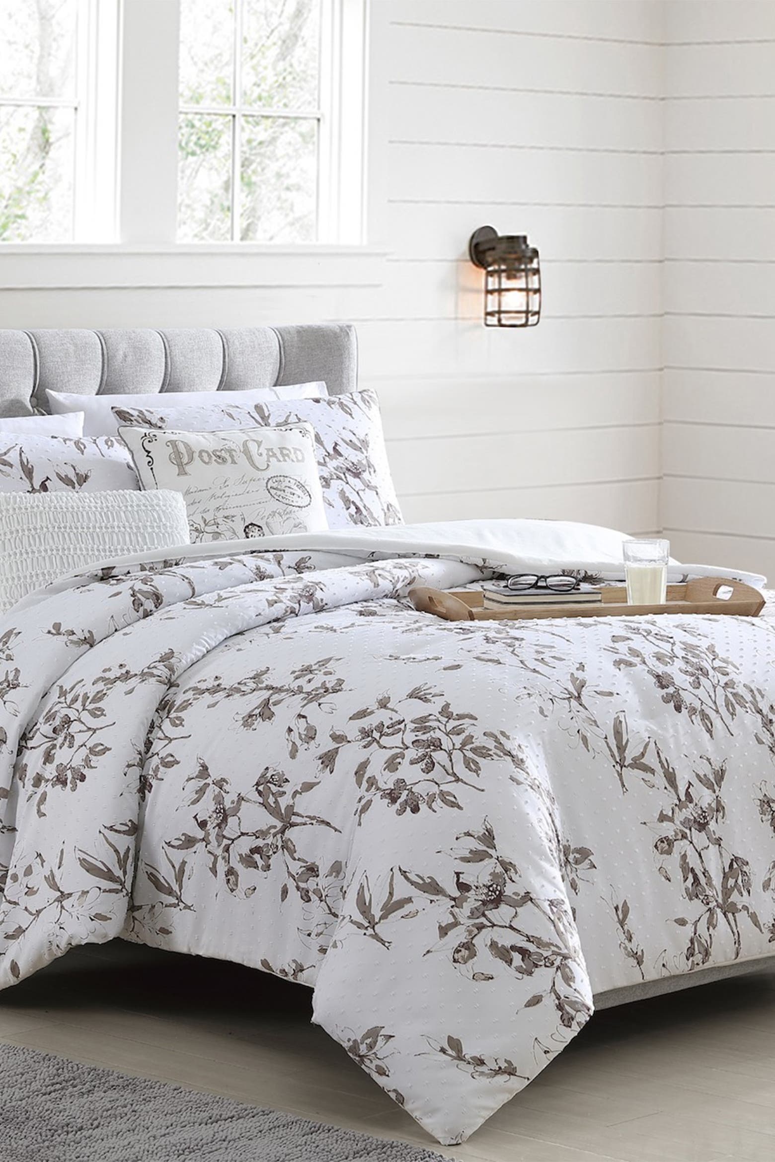 Square Thread Piece Modern Threads 5-Piece Jacquard Comforter Set - King | Nordstromrack