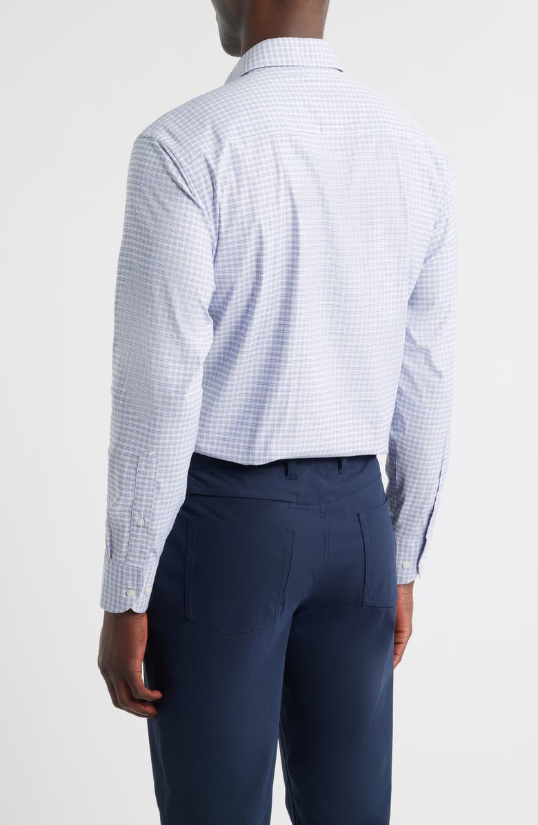 Peter Millar Phillip Performance Twill Button-Up Shirt, Alternate, color, Light Violet