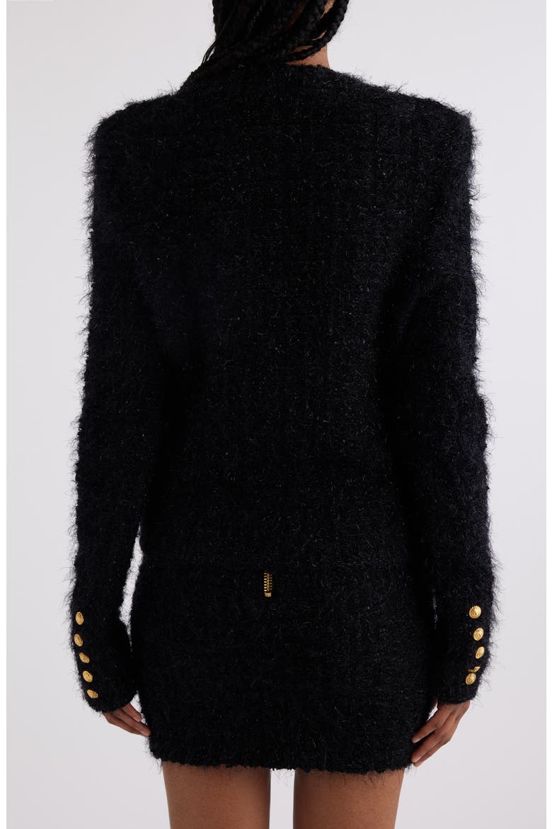 Monogram Maze Tweed Jacket, Alternate, color, 0PA BLACK