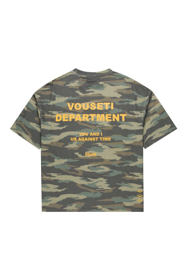 Department Oversize Camo Cotton Graphic T-Shirt, Alternate, color, CAMO