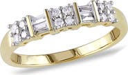 DELMAR Baguette & Round Diamond Ring - 0.26ct.