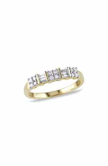 DELMAR Baguette & Round Diamond Ring - 0.26ct.