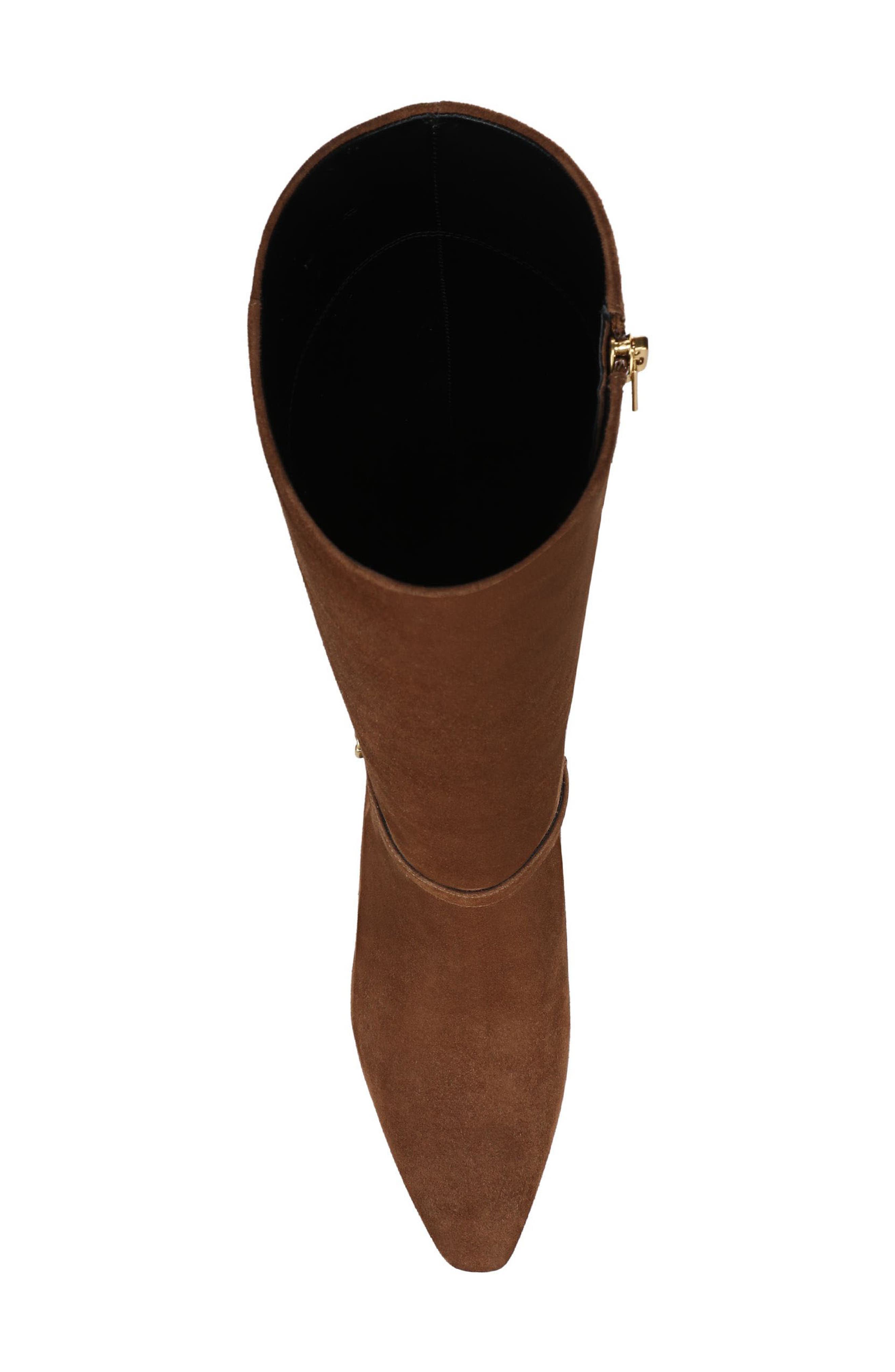 Veronica Beard Kailine Knee High Boot, Alternate, color, Chestnut