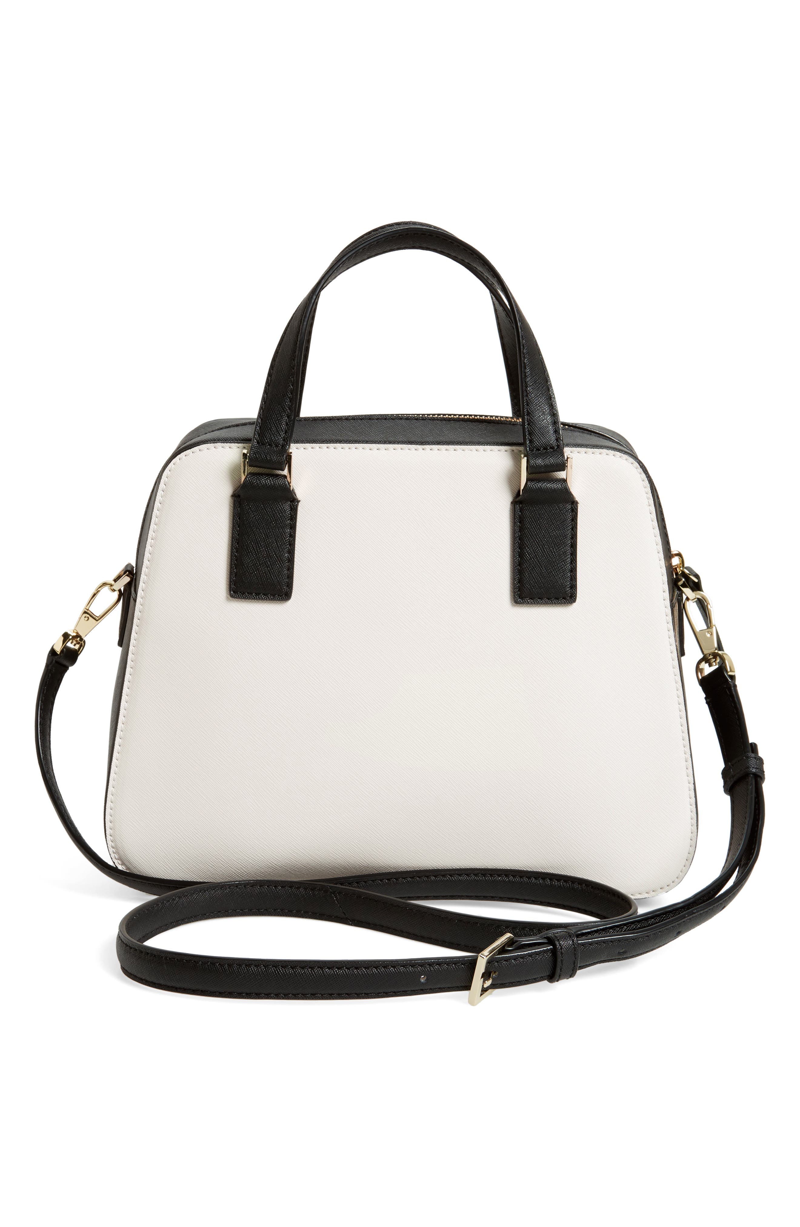 Kate Spade New York cameron street - little babe leather satchel, Alternate, color, 