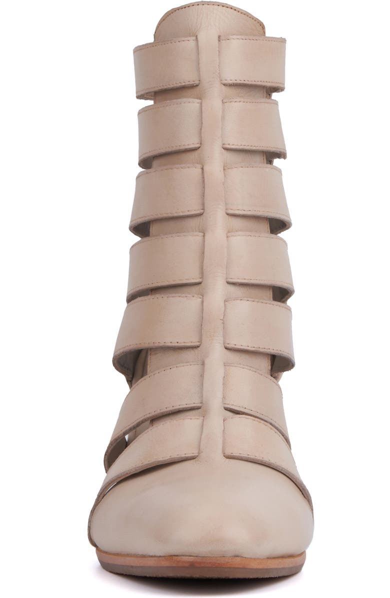 VINTAGE FOUNDRY Vivi Caged Block Heel Bootie, Alternate, color, Ivory