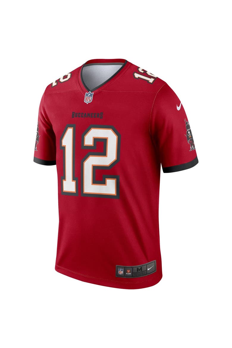 Men's Nike Tom Brady Red Tampa Bay Buccaneers Legend Jersey, Alternate, color, Red