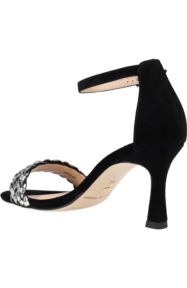 Pelle Moda Heidy Ankle Strap Sandal, Alternate, color, Black