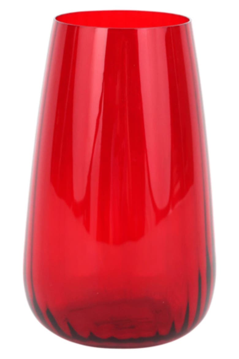Francesca Highball Glass, Main, color, RED