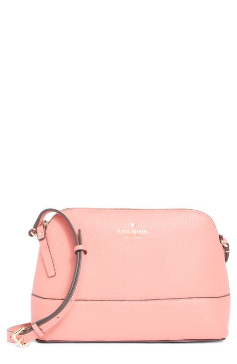 southport ave hannah leather crossbody bag