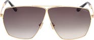 TOM FORD Stella 67mm Oversize Navigator Sunglasses