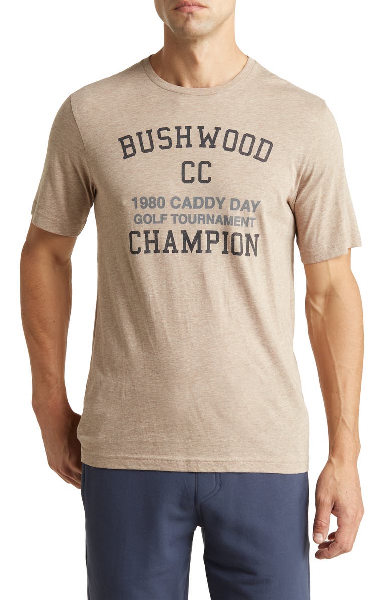 TravisMathew Travis Mathew Caddy Day Graphic T-Shirt, Main, color, Heather Portabella