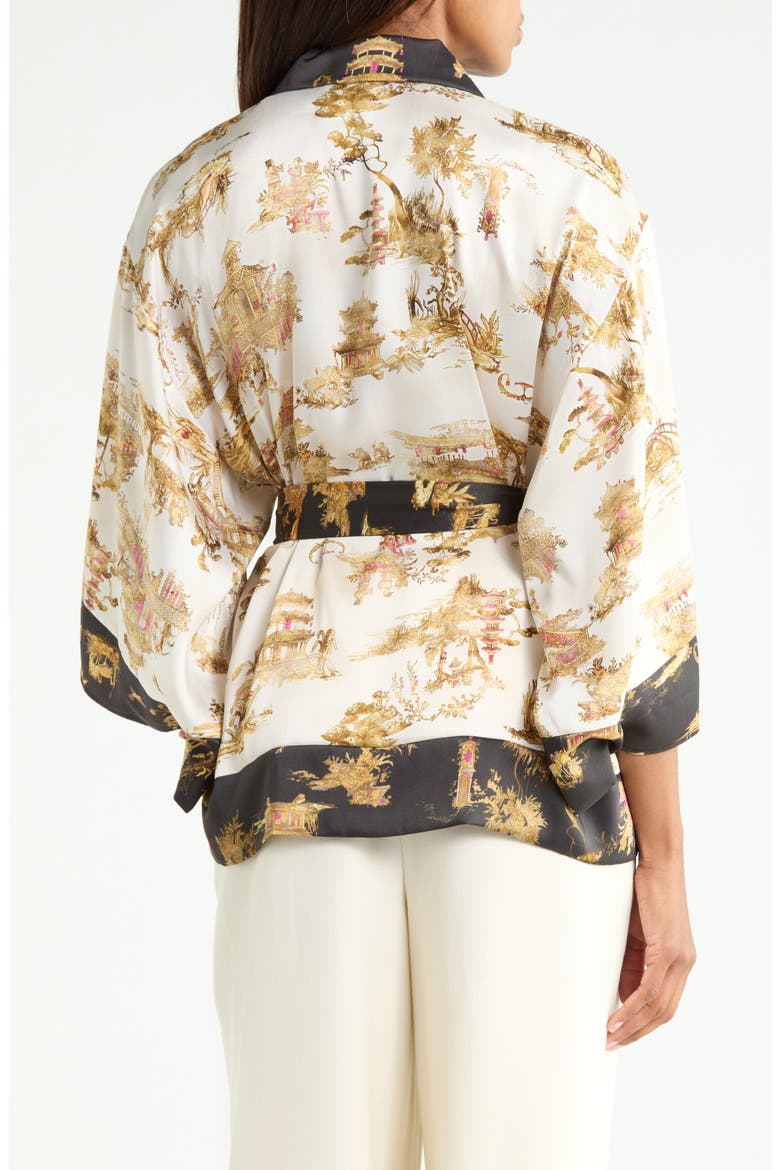 Hinata Kimono Jacket, Alternate, color, ECRU MULTI CHINOISERIE