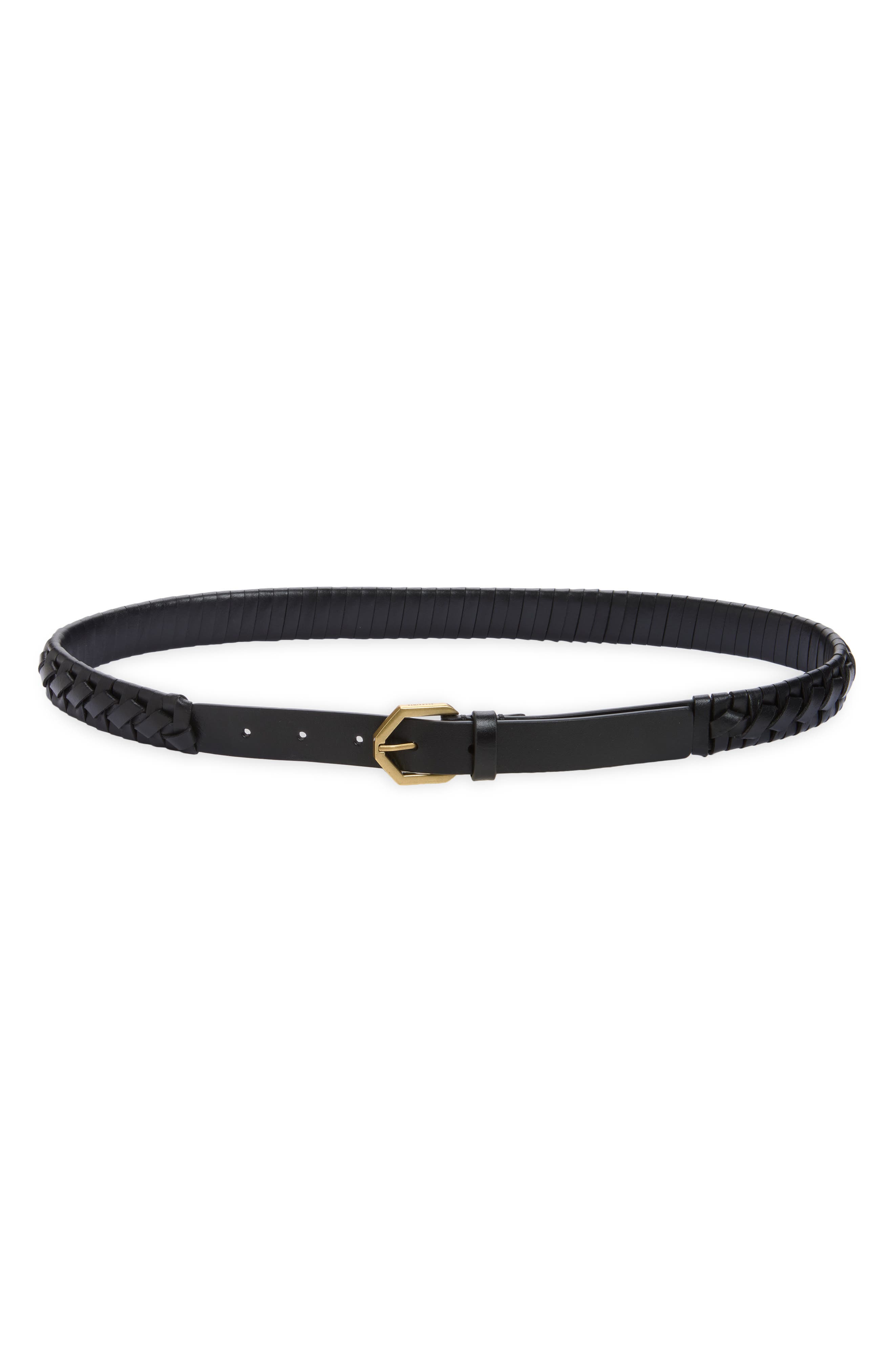 AllSaints Braided Leather Belt