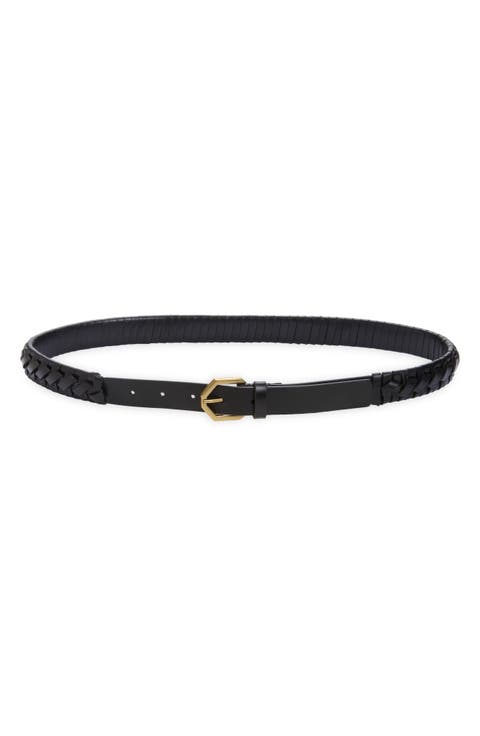 Braided Leather Belt