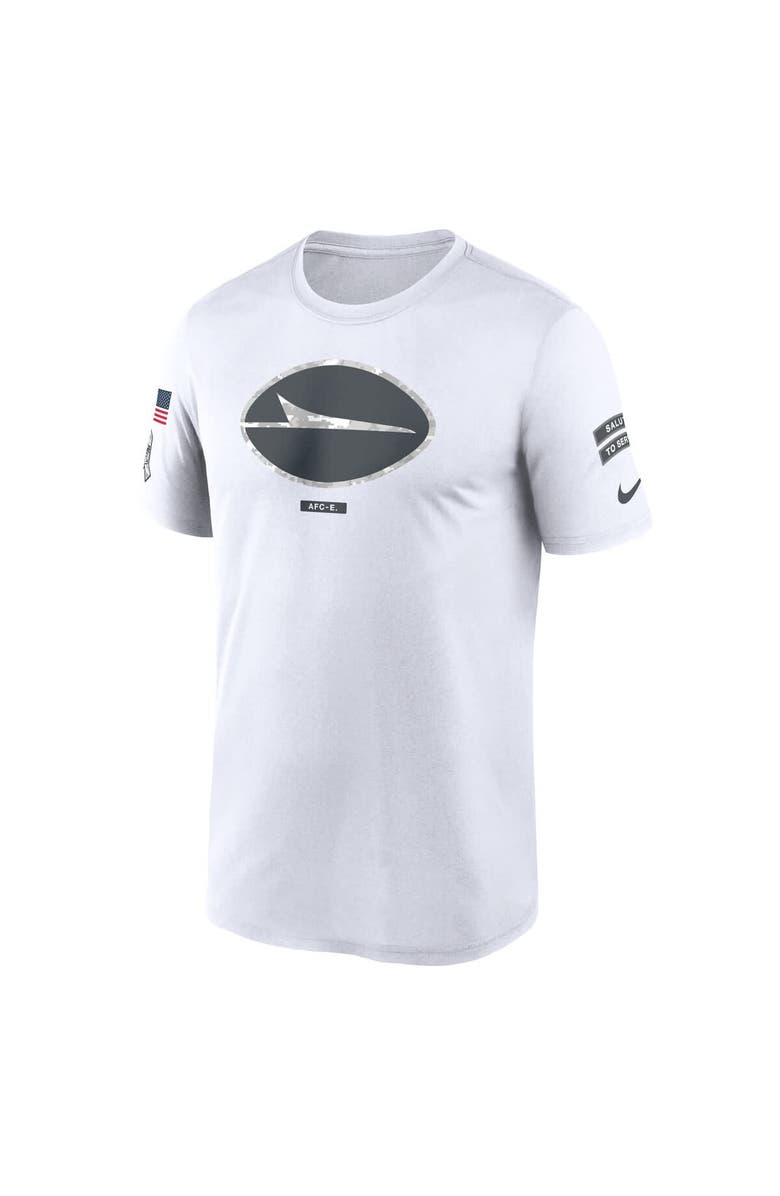 Nike Men's Nike White New York Jets 2024 Salute To Service Legend Performance T-Shirt, Alternate, color, White