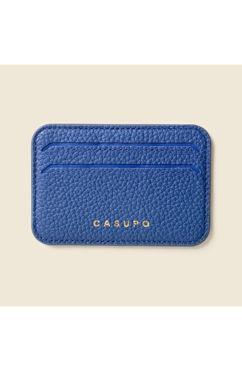 Casupo Leather Magsafe Wallet, Main, color, Cobalt