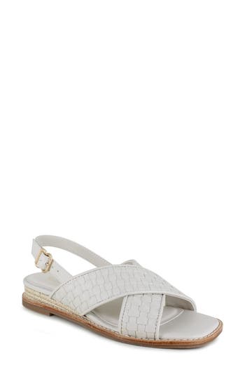 Splendid Bennet Slingback Sandal In White Sand
