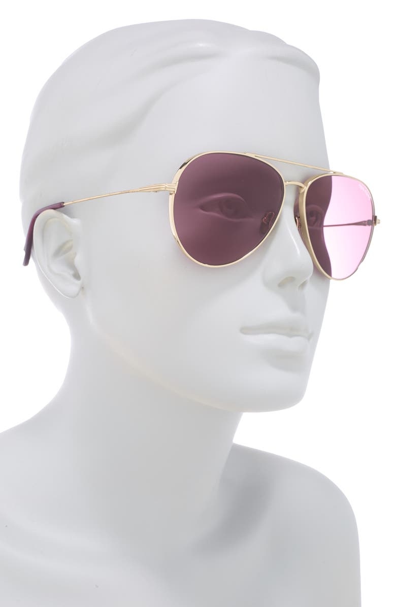 TOM FORD 62mm Pilot Sunglasses, Alternate, color,