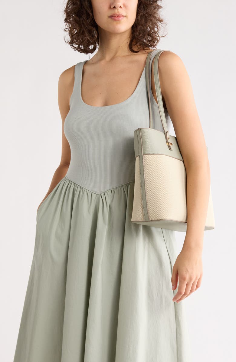 Nanette Lepore Sabine Mixed Tote Bag Set, Alternate, color, Natural - Clary Sage