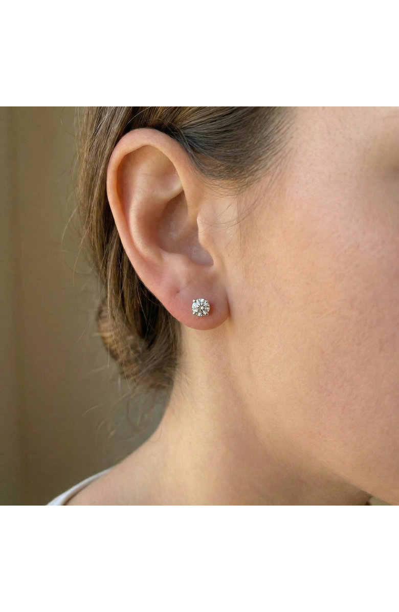 Bliss Diamond 1 Carat (ctw) Diamond Studs in 14k or Gold Lab Grown, Alternate, color, 14K Yellow Gold