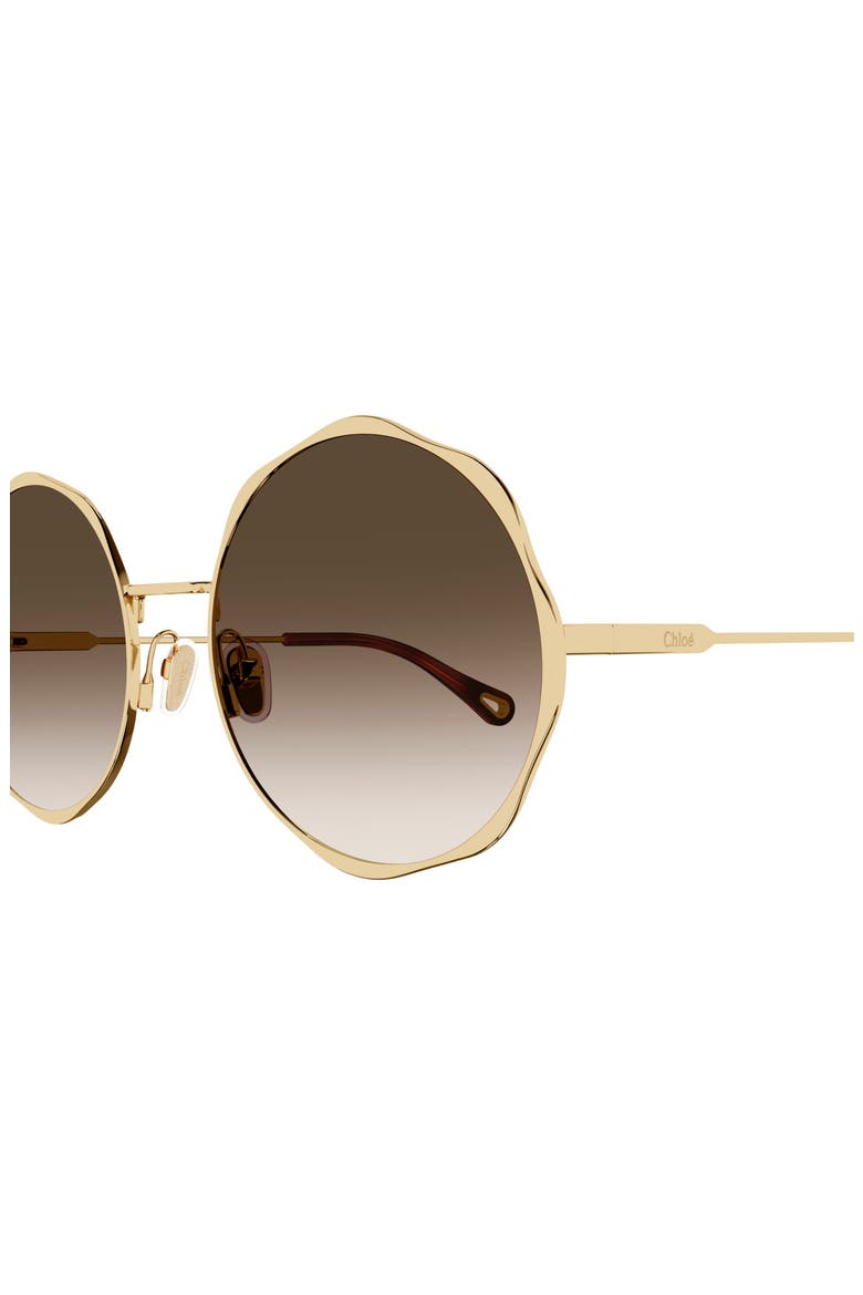 59mm Round Sunglasses, Alternate, color, GOLD