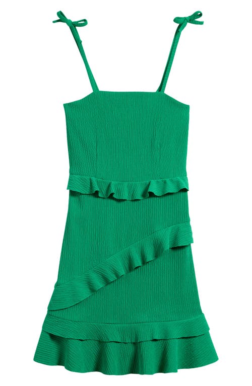 Ava & Yelly Kids' Ruffle Textured Knit Party Dress