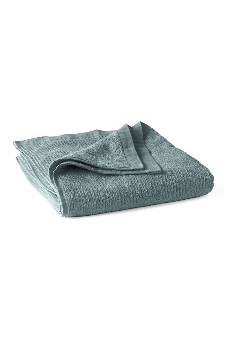 Temescal Organic Cotton Rib Bath Sheet, Main, color, LAGOON