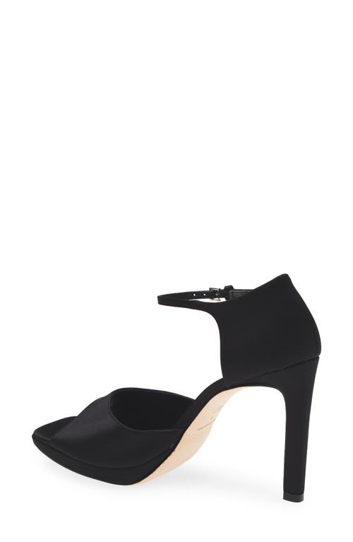 Reformation Gloria Heeled Platform Sandal In Black