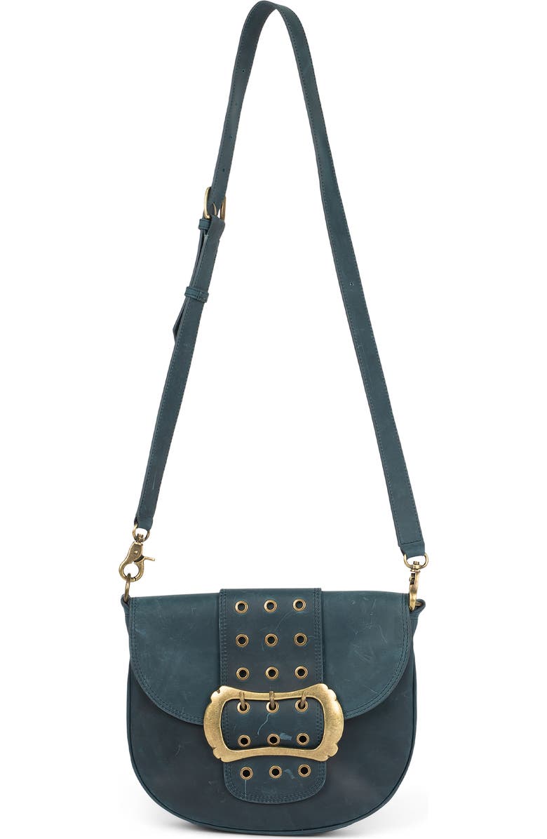 Jeffrey Campbell Side-Quest Leather Crossbody Bag, Alternate, color,