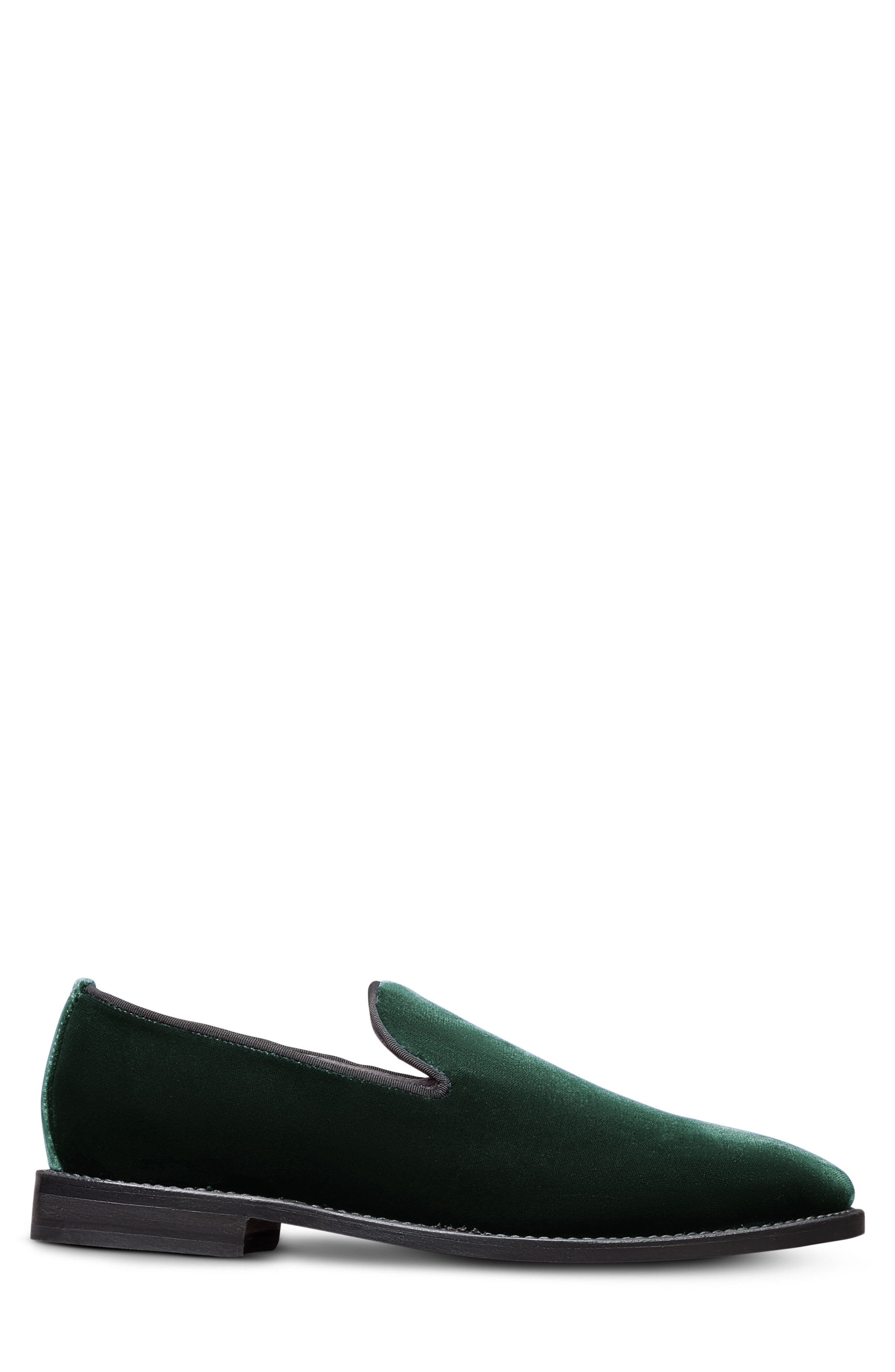 Allen Edmonds Robinson Smoking Slipper, Alternate, color, Green Velvet