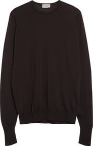 John Smedley Marcus Virgin Wool Crewneck Sweater