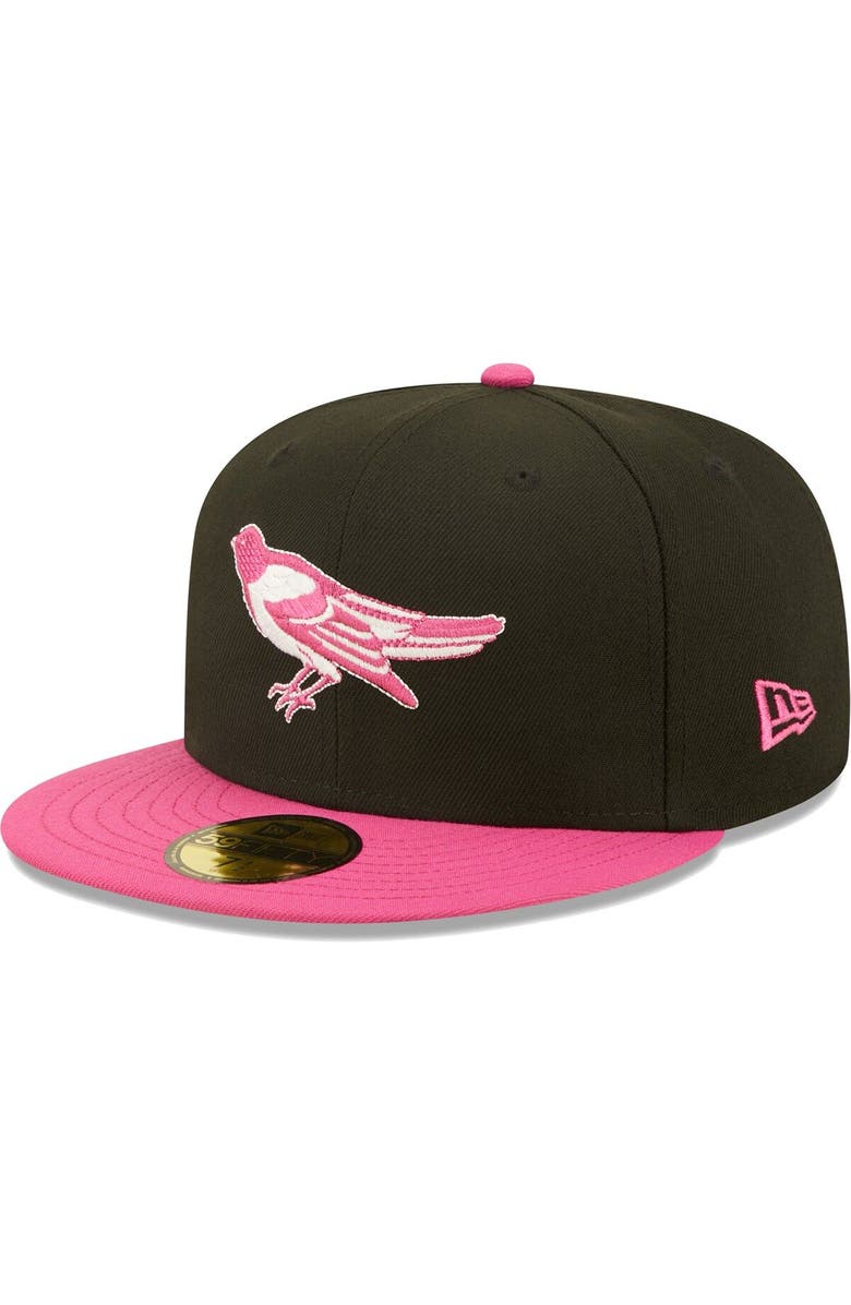 New Era Men's New Era Black/Pink Baltimore Orioles 1993 MLB All-Star Game  Passion 59FIFTY Fitted Hat, Alternate, color, 