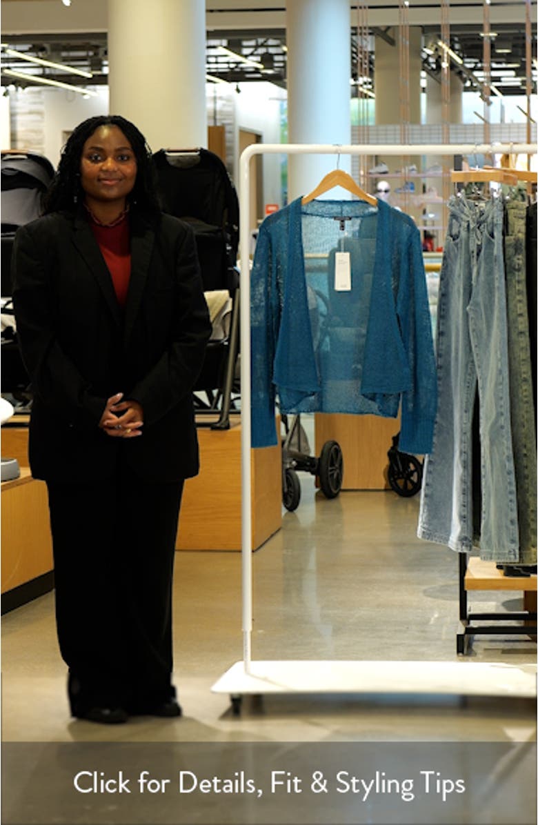 Organic Linen & Organic Cotton Cardigan, sales video thumbnail