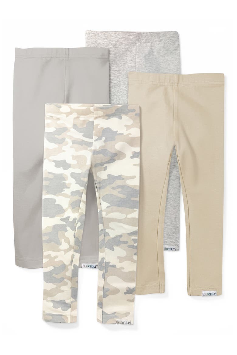 Kids' 4-Pack Layla Leggings, Main, color, SEAFOAM CAMO