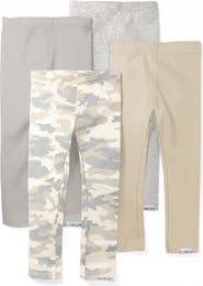 BUTTERBLU Kids' 4-Pack Layla Leggings