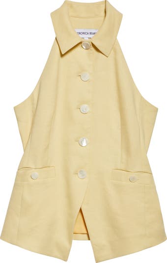 Orlinda Linen Blend Vest