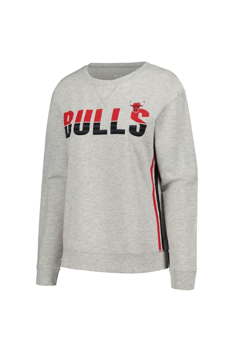 Women's Concepts Sport Gray Chicago Bulls Cedar Long Sleeve T-Shirt & Shorts Sleep Set, Alternate, color, Gray