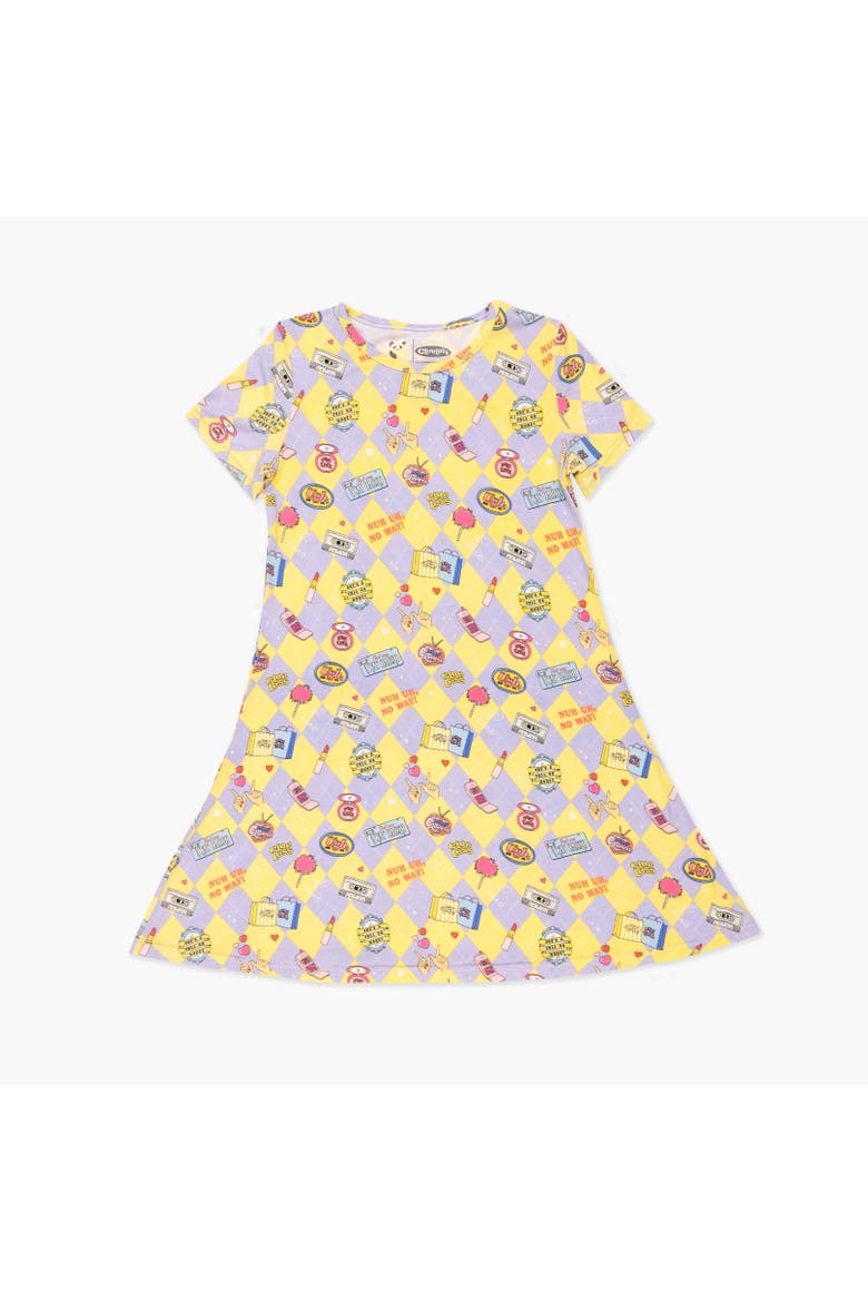 Kids' Clueless As If! Short Sleeve Dress, Main, color, Clueless As If!
