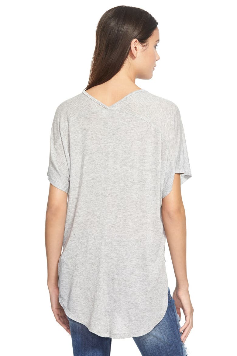 Knit Tee, Alternate, color, HEATHER GREY