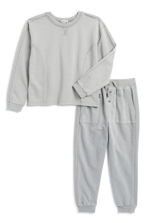 Mineral Wash Pullover & Joggers Set (Baby)