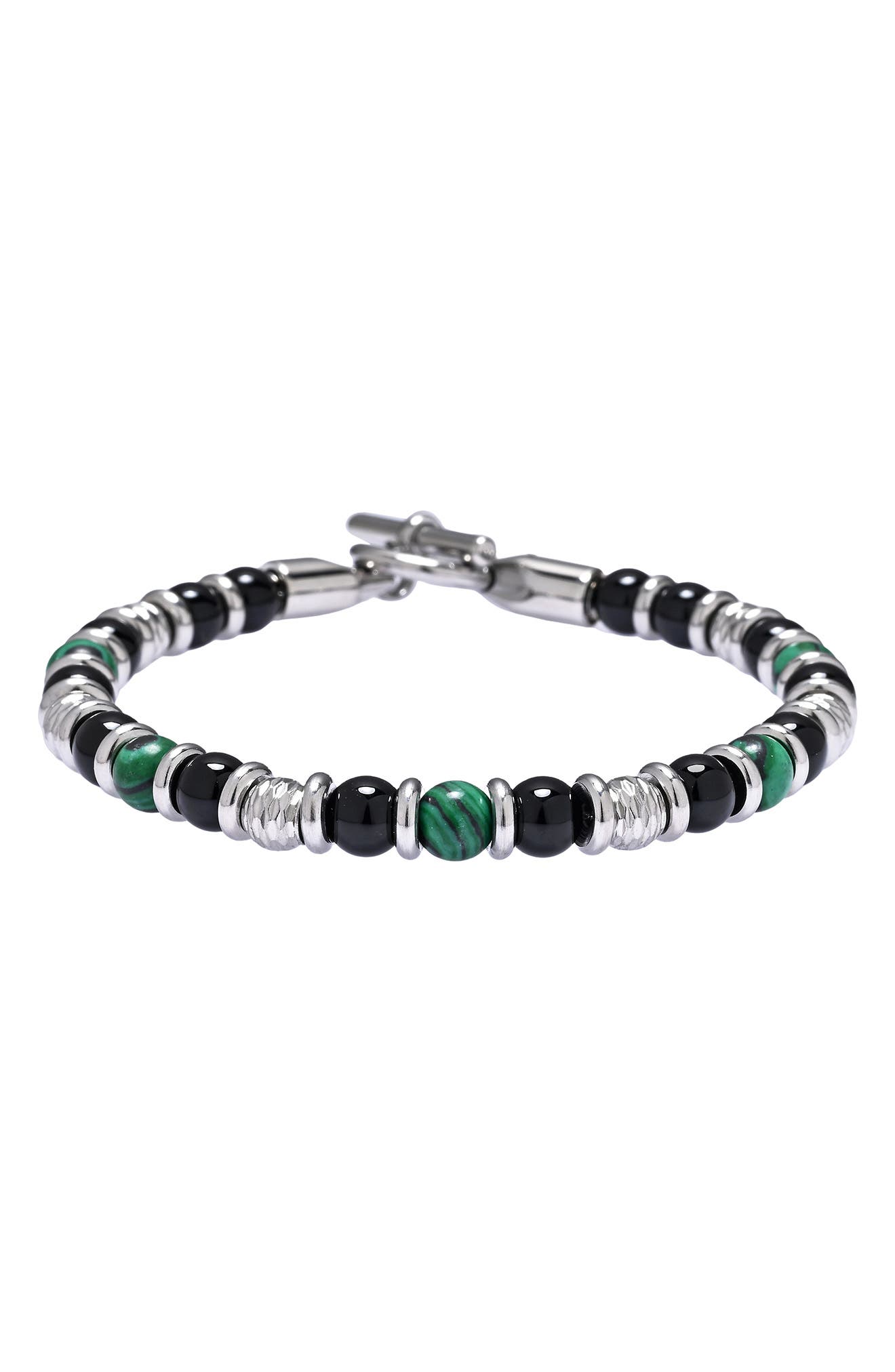 EYE CANDY LOS ANGELES Men's Nico Beaded Toggle Bracelet