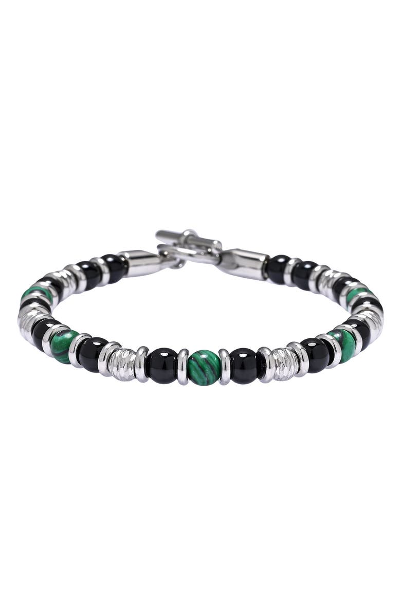 EYE CANDY LOS ANGELES Men's Nico Beaded Toggle Bracelet, Main, color, 