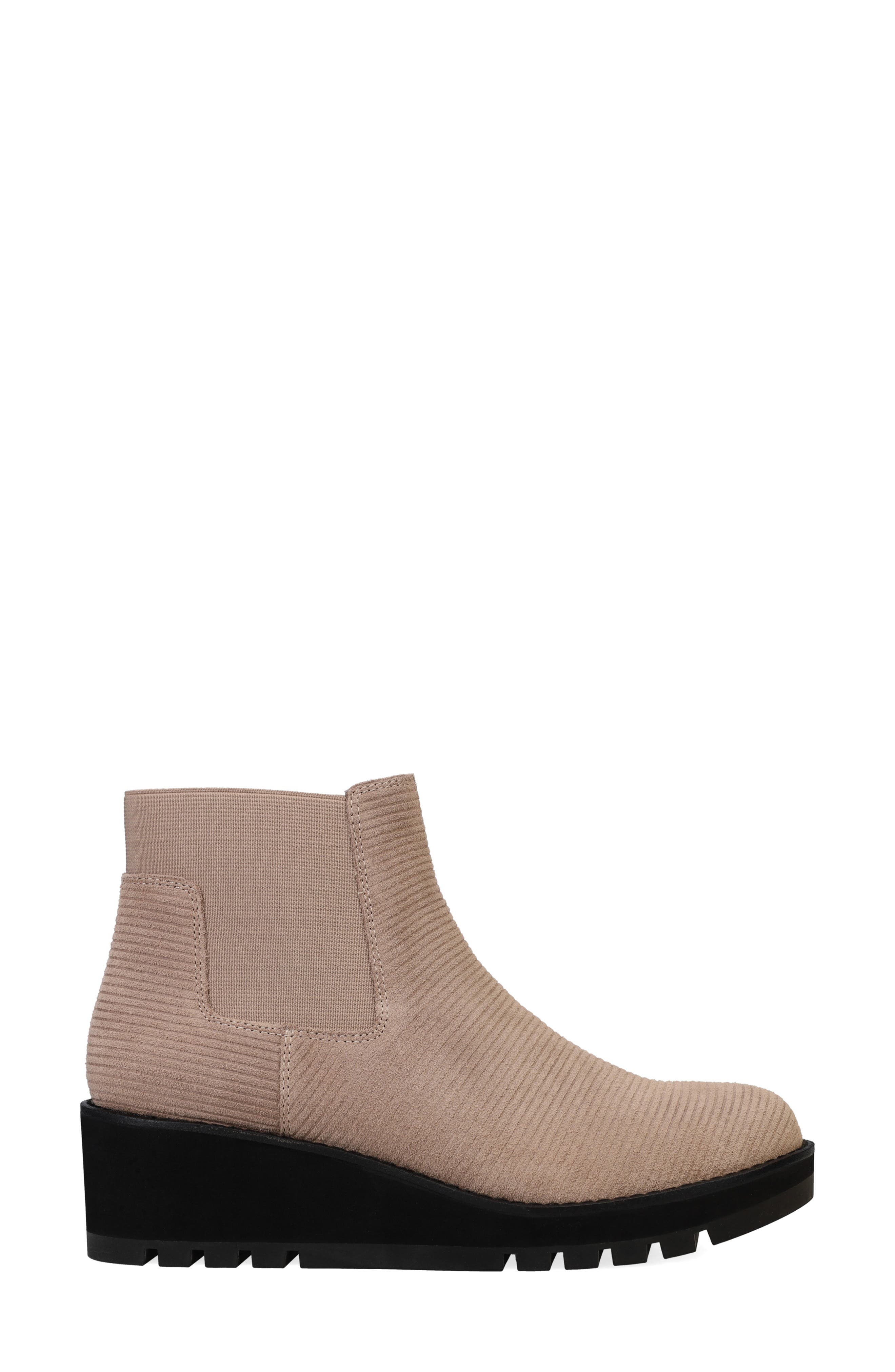 Eileen Fisher Chelsea Wedge Bootie, Alternate, color, Taupe