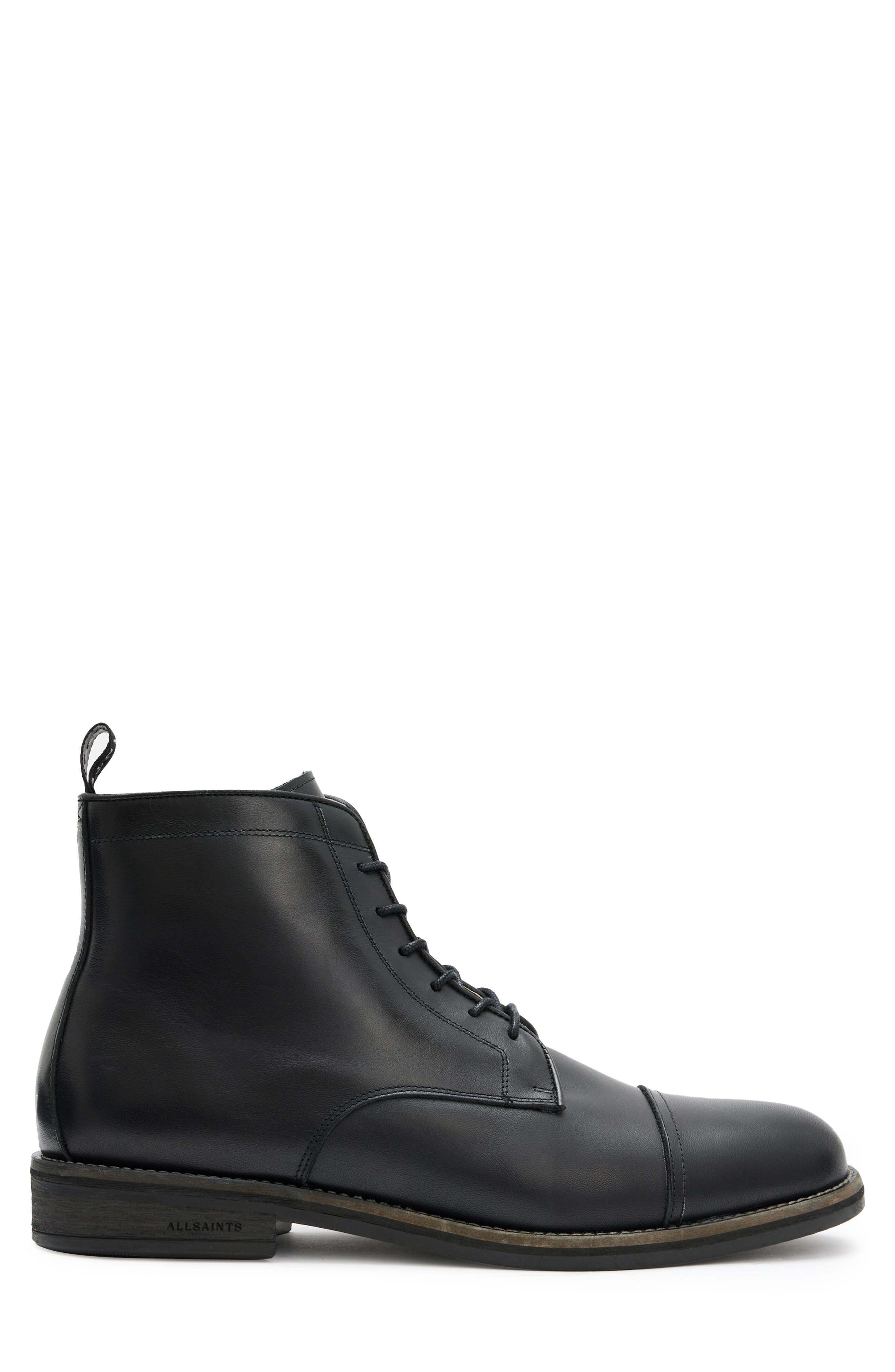 AllSaints Harland Cap Toe Boot, Alternate, color, 