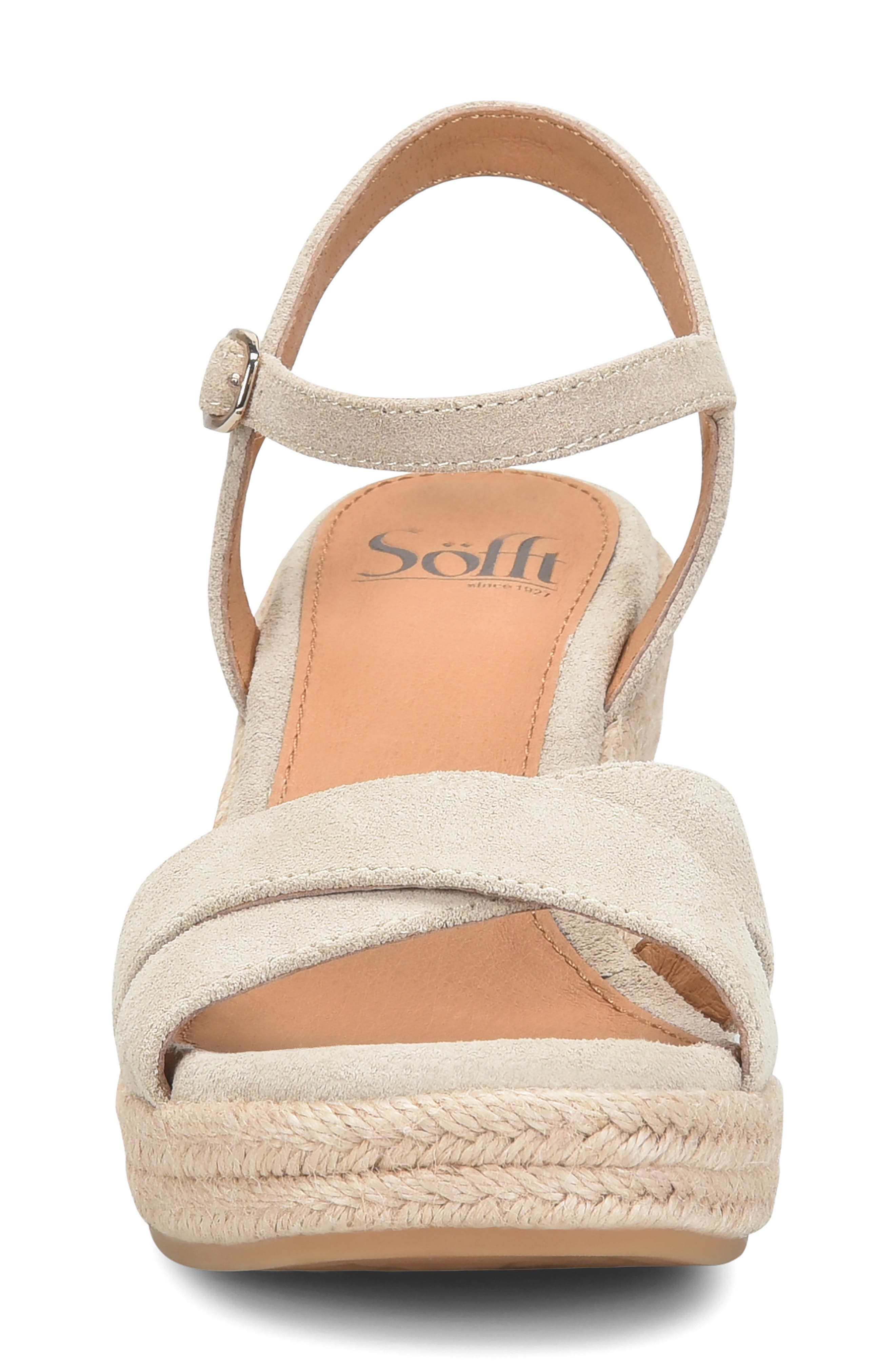 Söfft Neely Slingback Espadrille Platform Wedge Sandal, Alternate, color, Baywater