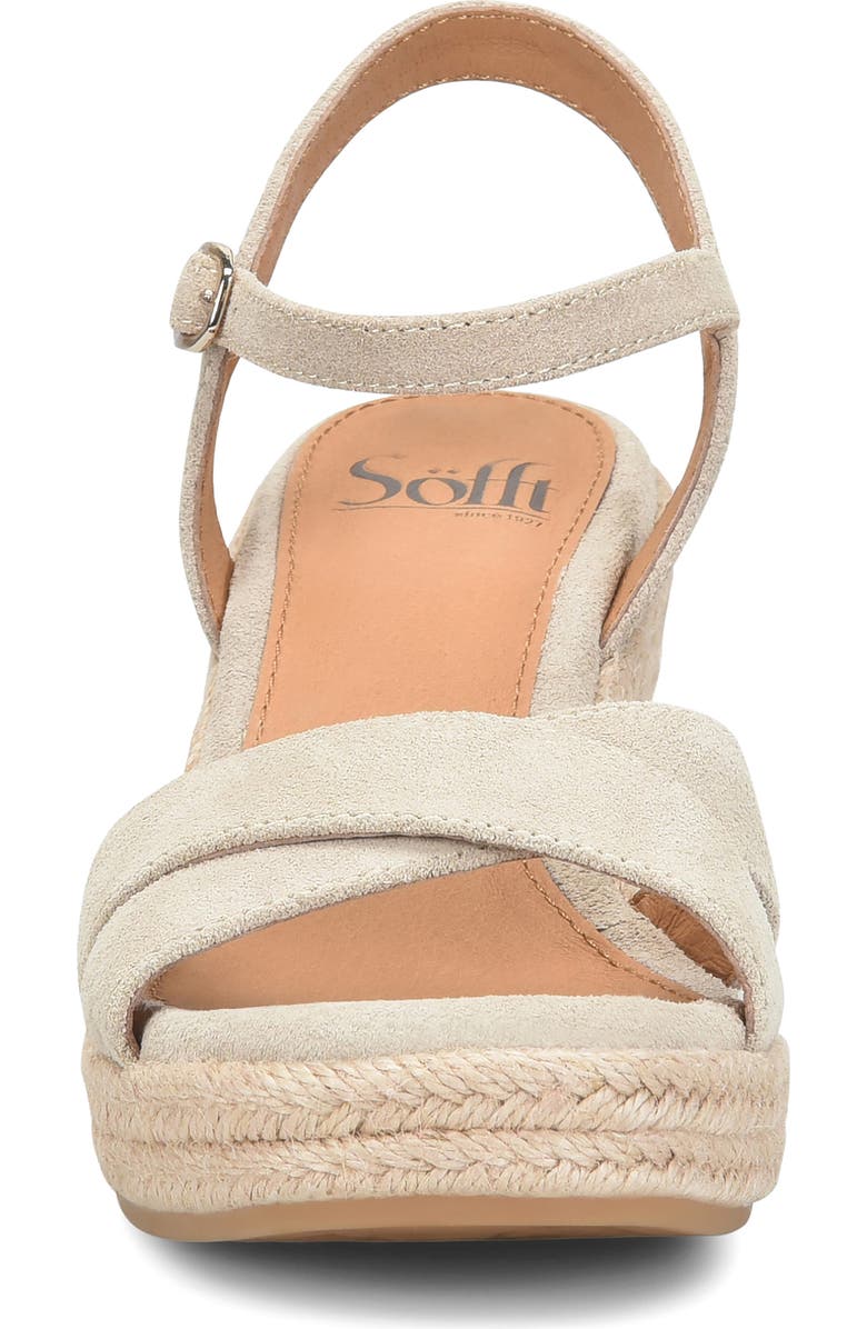 Söfft Neely Slingback Espadrille Platform Wedge Sandal, Alternate, color, Baywater